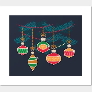 christmas ornaments Posters and Art